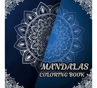 Mandala Bliss: 50 Bold and Easy Patterns: A Large Print Coloring Book for Adults, Seniors, and Teens Featuring Simple Designs for Stress Relief and Relaxation