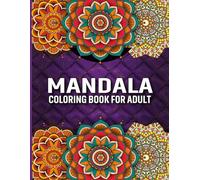 Mandala Color by Number Coloring Book for Adults: Mandala Art Large Print Easy Mandala Coloring Book For Kids, Adults, Seniors And Beginners, Stress ... With Fun, Easy, And Relaxing Coloring Pages.