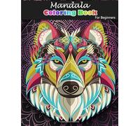 Mandala Coloring Book For Beginners: Pencils Designs Relieving Mandalas Sketch Book Elephant And Cat Kid Paperback