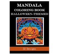 Mandala Coloring Book: Halloween-Themed