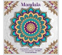 MANDALA - Coloring Book - Livre de coloriage - Libro para colorear - 塗り絵本 - रंग भरने वाली किताब: Anti-stress coloring book for adults, seniors and ... for relaxation, mindfulness and creativity.