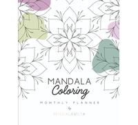 Mandala Coloring Monthly Planner