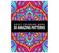 Mandala Colouring Books for Adults, Regerly 1 Piece Mandala Colouring Book for Adults Mandalas Colouring Book with 30 Illustrations Relaxing Colouring Books for Women Stress Relief and Relax