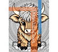 Mandala Cows: Coloring Book