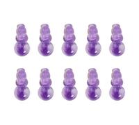 Mandala Crafts 3 Hole Guru Beads for Mala Making Beads - 10 Sets Loose Prayer Beads Mala Guru Beads for Tibetan Prayer Beads Tibetan Mala Beads (Amethyst)