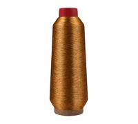 Mandala Crafts Metallic Bronze Embroidery Floss Set - 3281 Yards Bronze Thread for Sewing Machine Hand Decorative Sewing Cross Stitch Needle Work Computerized Embroidery