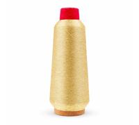 Mandala Crafts Metallic Champagne Embroidery Floss Set - 3281 Yards Champagne Thread for Sewing Machine Hand Decorative Sewing Cross Stitch Needle Work Computerized Embroidery