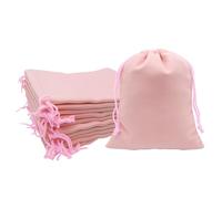 Mandala Crafts Mini 2x3 Dusty Rose Velvet Drawstring Bags - 100 Tiny Velvet Drawstring Pouches Bulk for Party and Wedding Favor, Gift Wrapping, Packaging, and Jewelry Gift Bags