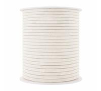 Mandala Crafts Off White Soft Replacement Drawstring Cords for Sweatpants Bags - Piping Cord for Sewing Upholstery - 50 Yds 2mm Cotton Cording Macrame Rope Corset Strings