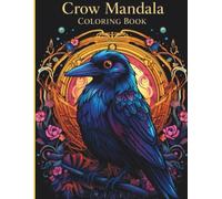 Mandala Crow Coloring Book