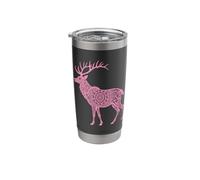 Mandala Deer Deer Mystical Madalas Deer Forest Animals Stainless Steel Insulated Tumbler