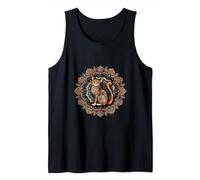 Mandala design cute cat mandala Tank Top