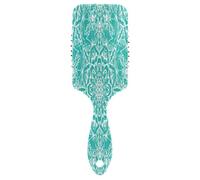 Mandala Designs Floral Motifs Cushion Hair Brush, Detangling Hair Brush, Hairbrush Women