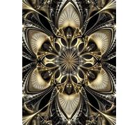 Mandala Diamond Art Kits Adults 5D Diamond Painting Abstract Gem Art Adult Crafts DIY Full Drill Crystal Pictures 70x90 cm, Diamonds Cross Stitch Embroidery for Home Wall Decor Gifts for Women yc-269