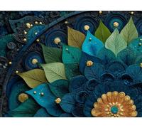 Mandala Diamond Art Kits Adults, Diamond Painting Dream Dimond Art 5D DIY Full Round Drill Crystal Embroidery Cross Stitch Crafts Crafts for Adults, Home Room Decor, Gifts 48x36inch -zjn250114V