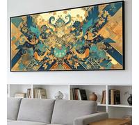 Mandala Diamond Art Kits for Adults Abstract Large Diamond Painting Kit 32x64in, DIY Full Crystal Art Painting Kits Kids/Beginners, 5D Rhinestone Embroidery Cross Stitch Mosaic Crafts Picture, O-238Y