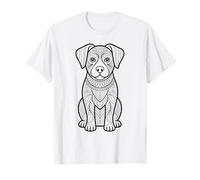 Mandala Dog Zum selbst bemalen T-Shirt