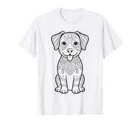 Mandala Dog Zum selbst bemalen T-Shirt