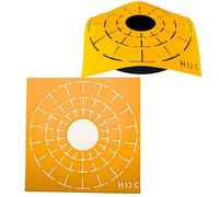 Mandala Dotting Stencils for Tea Light Candle Holder Castings - Happy Dotting Company - 2 Pack Contains a 18 Segment and 12 Segment Silicone templates for Making guidelines