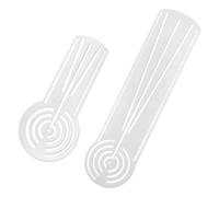 Mandala Drawing Ruler Acrylic Geometry Template 2pcs for Art Design