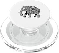 Mandala Elephant For Elephant Enthusiasts PopSockets PopGrip for MagSafe