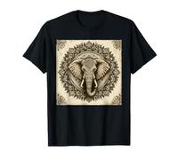 Mandala Elephant - Spiritual Animal and Tribal Art T-Shirt