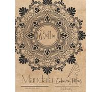 Mandala Embroidery Patterns Book: Relaxing and Creative Designs for Hand Embroidery Lovers: Beautiful Mandala Templates for Relaxation, Mindfulness, and Needlework Art - Large 8.5 x 11 inch Format