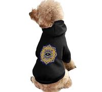 Mandala Evil Eye Funny Dog Hoodie Pet Costumes Sweatshirt for Small Medium Large Puppy Cat Clothes