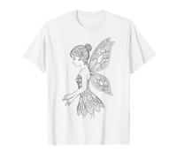 Mandala Fairy to Color Yourself T-Shirt