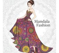 Mandala Fashion: 25 Detailed Style-Themed Mandala Coloring Pages