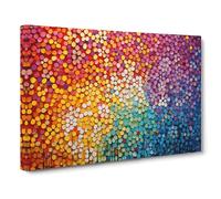 Mandala Flower Forest Canvas Print | Gallery Wrapped 30mm Frame Wall Art | 30x20 inches | Ready to Hang | Modern Floral Picture | Living Room Bedroom Lounge Office