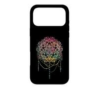 Mandala Flower Light Pastel Colors Sacred Geometry Good Vibe Case for iPhone 17 Pro Max