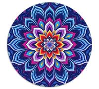Mandala Flower1000 Piece Jigsaw Puzzles Adults And Kids Round Puzzle Creative Unique Challenge Games 1000pcs (67.5x67.5cm) pedagogy