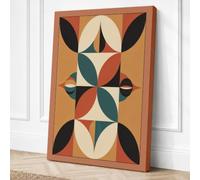 Mandala Geometric Canvas Wall Art Print 18x12 Inch (46 x 30 cm)