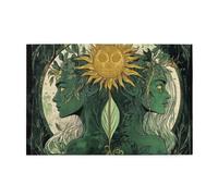 Mandala, Goddess Of The Sun And Moon 1000 Piece Jigsaw Puzzles For Adults Wooden Puzzles For Adults Gifts Home Decor