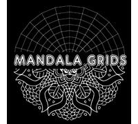 Mandala Grids: Black Paper | Guidelines to Help You Draw Symmetrical Mandalas | 108 Pages | Perfect for Gel Pens