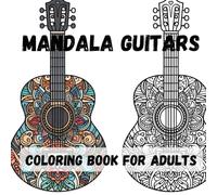 Mandala Guitars: Coloring Book for Adults