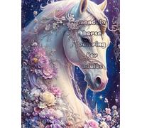 mandala horse coloring for adults: beautiful horses for stress relief and relaxation