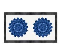 'Mandala In Blues' Pet Feeding Mat (PM00026098)