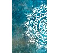 Mandala Journal | Notebook | Diary, Teal Blue: 120 Lined Pages, 6 x 9, Great for Gratitude, Mindfulness, Yoga, Fitness, Journaling, Notes, School, Work, Great Gift