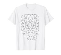 Mandala Letter Q Coloring and Painting Yourself Value Graphic T-Shirt, Men, White, M
