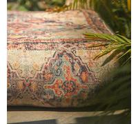 Mandala Life ART Boho Pouf Ottoman Cover - Round Floow Pillow Cushion - 24x8