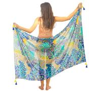 Mandala Life ART Women's Pareo_ACA_1a Swimwear Cover Up, Arambol, One Size