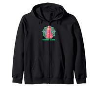 Mandala Llama Gift Sacred Geometry Spiritual Yoga Zip Hoodie