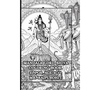 MANDALA LORD SHIVA COLORING BOOK.