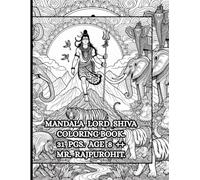 MANDALA LORD SHIVA COLORING BOOK.