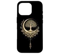 Mandala Lotus Unalome Tree of Life Spiritual Yoga Meditation Case for iPhone 16 Pro