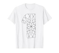 Mandala Number one 1 to Color in and Paint Yourself Value Graphic T-Shirt, Men, White, M