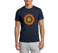 Mandala Om Symbol Men's T-Shirt Navy
