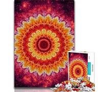 Mandala Pattern 1000 Piece Jigsaw Puzzle for Adults Teens,Challenging Game Gifts for Is Ideal As A Gift for The Whole Family (38x26cm)